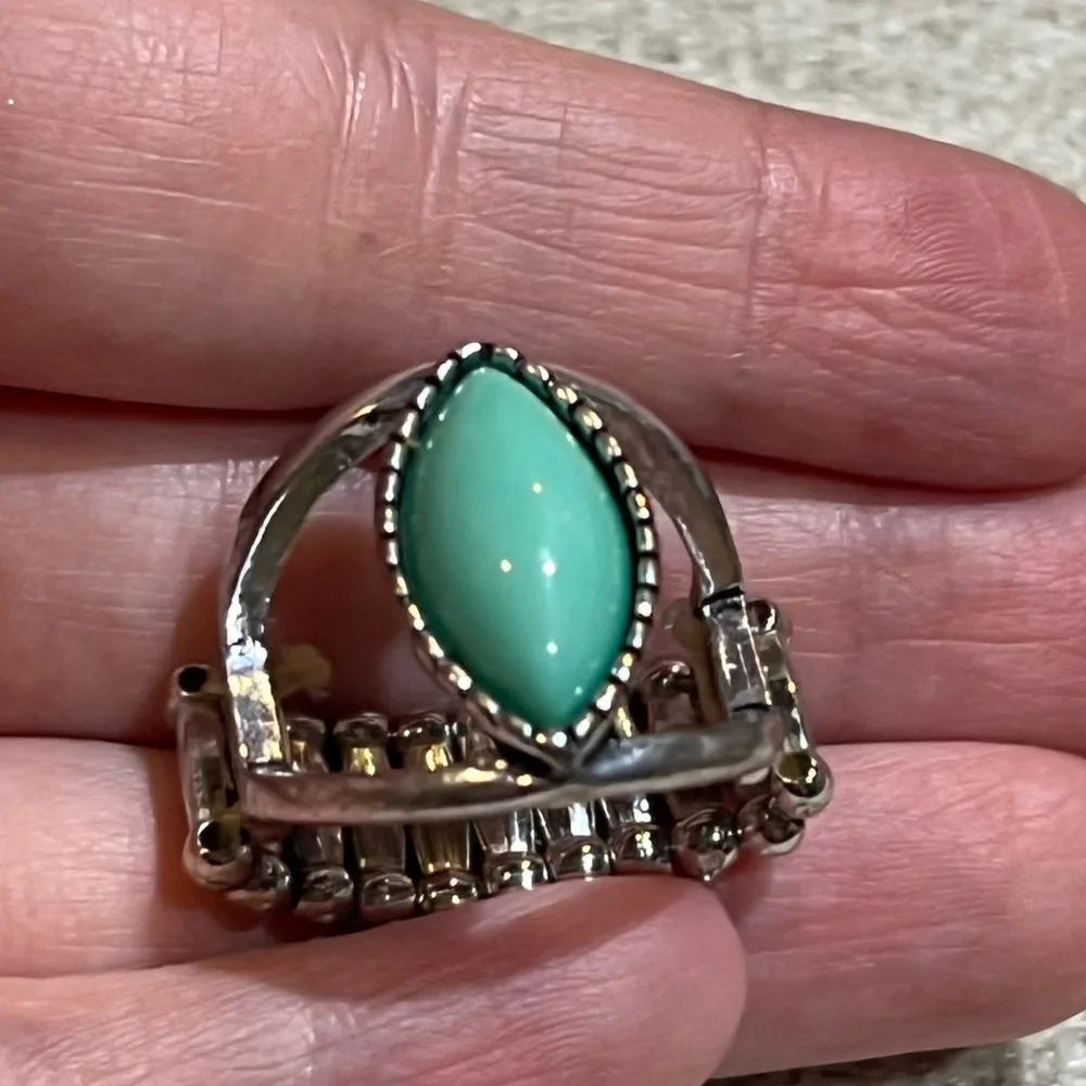 Turquoise Adjustable Ring - Picture 3 of 6